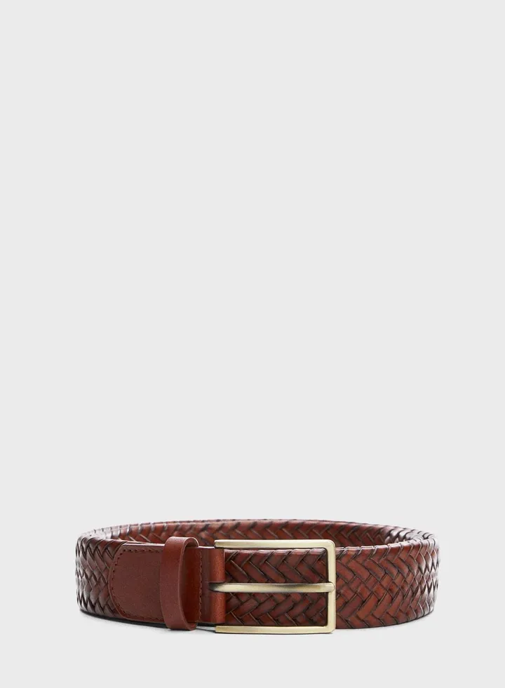 Braided Allocated Hole Belt