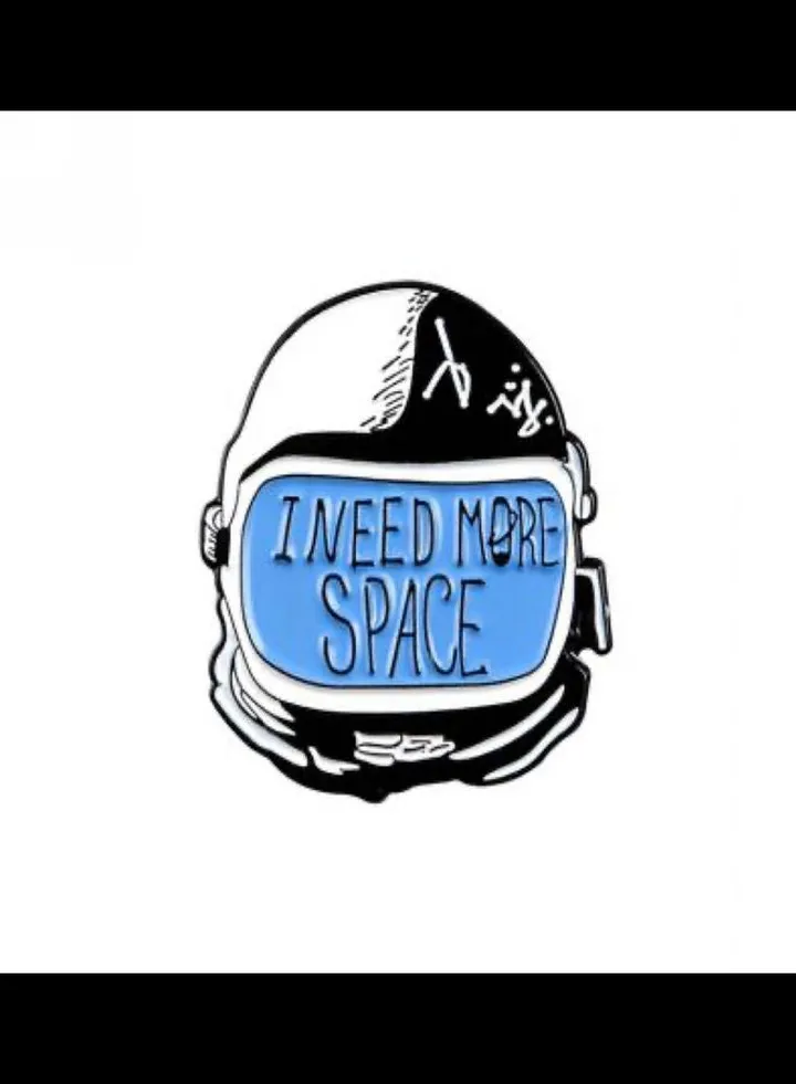 Space Astonaut Design Brooch