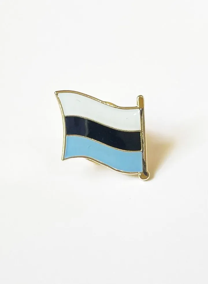 Unisex Casual Flag Brooch