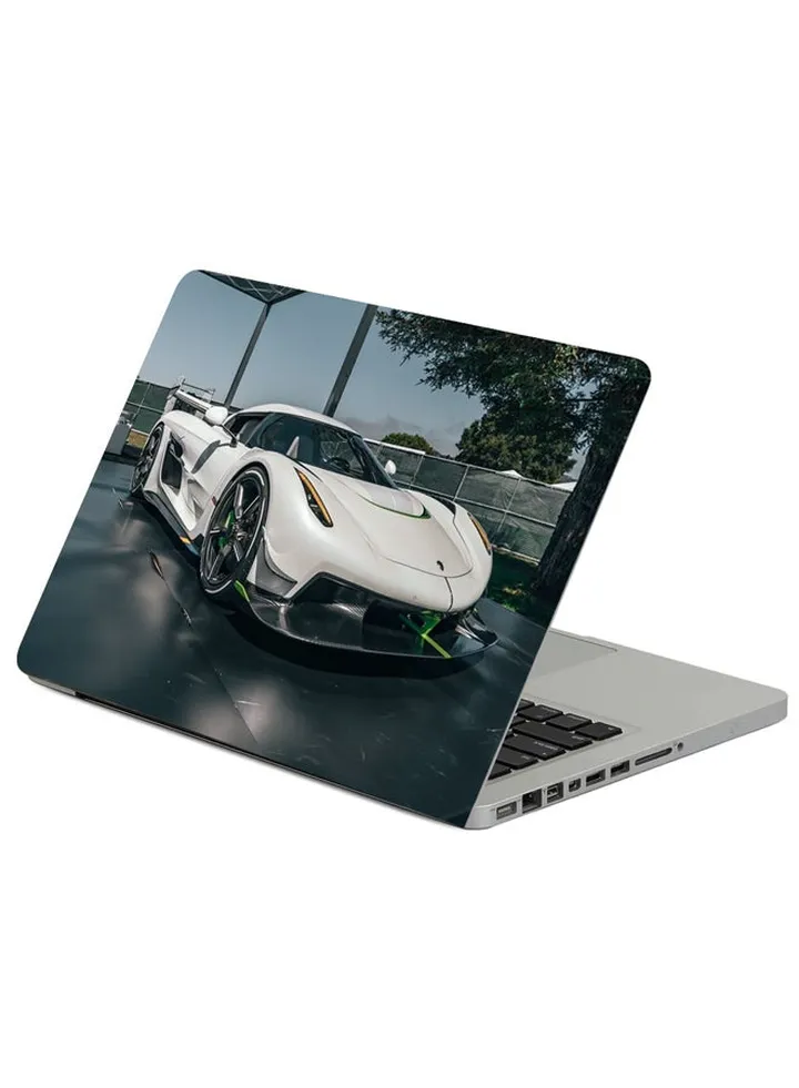 Car Sports Car Supercar Printed Laptop Sleeve Multicolour