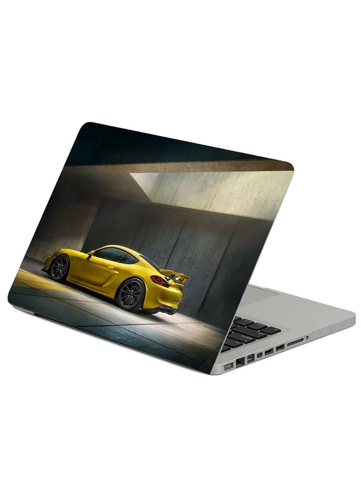 Porsche Cayman Gt4 Printed Laptop Sleeve Multicolour