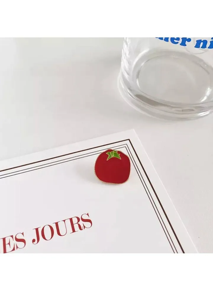 Tomato Brooch