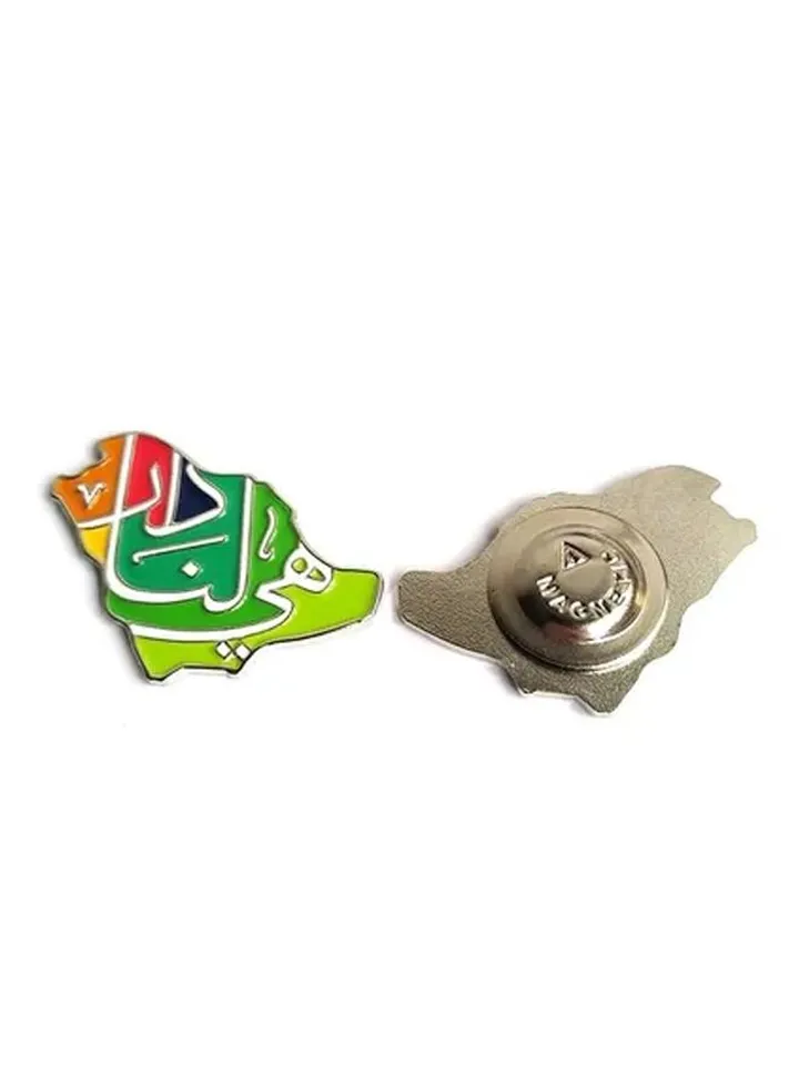 Saudi 91 National Day Brooch