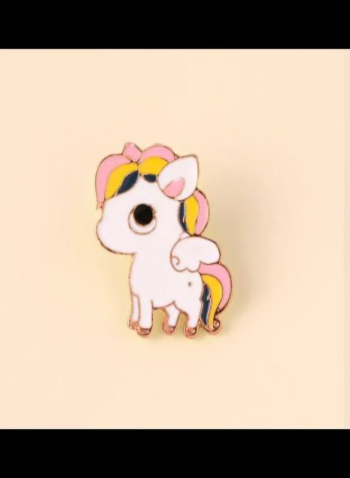 Cute Carton Horse Design Brooch