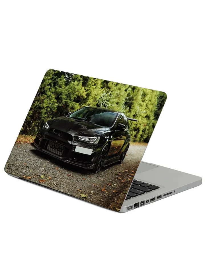 Mitsubishi Lancer Evolution Mitsubishi Black Printed Laptop Sleeve Multicolour