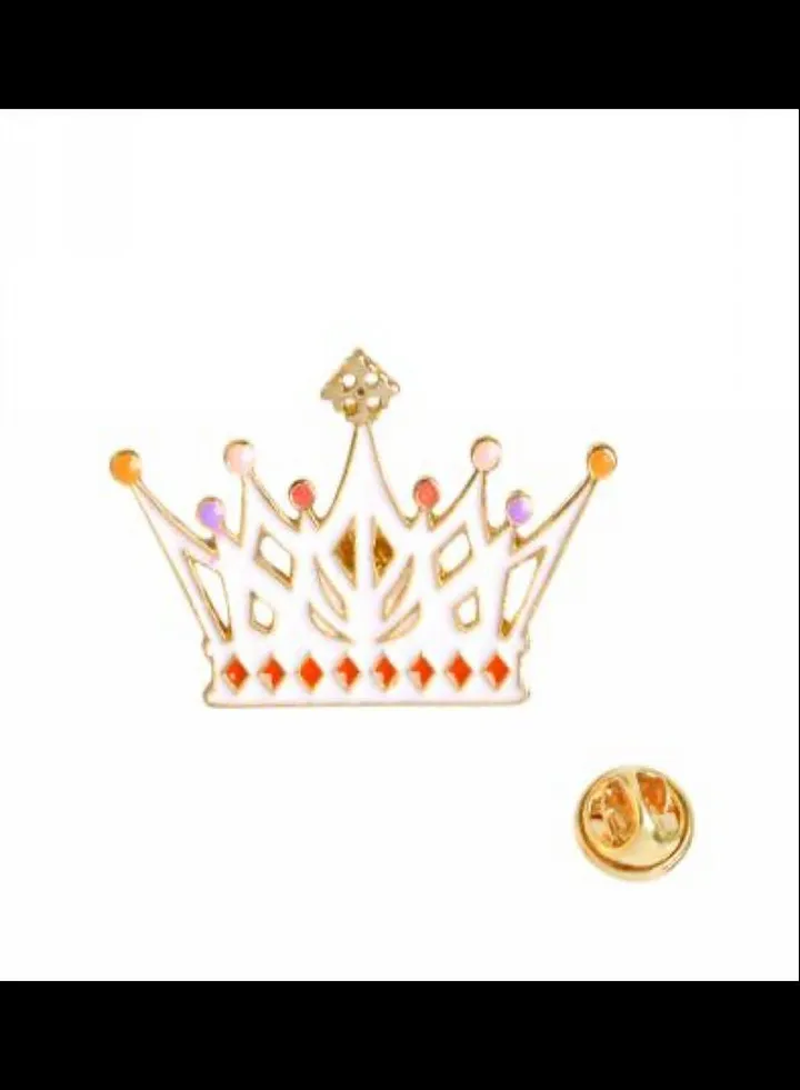 Crown Design Brooch