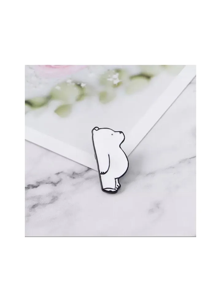 White Bear Brooch