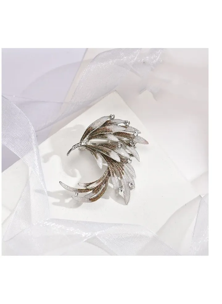 New Phoenix Feather Peacock Tail Brooch