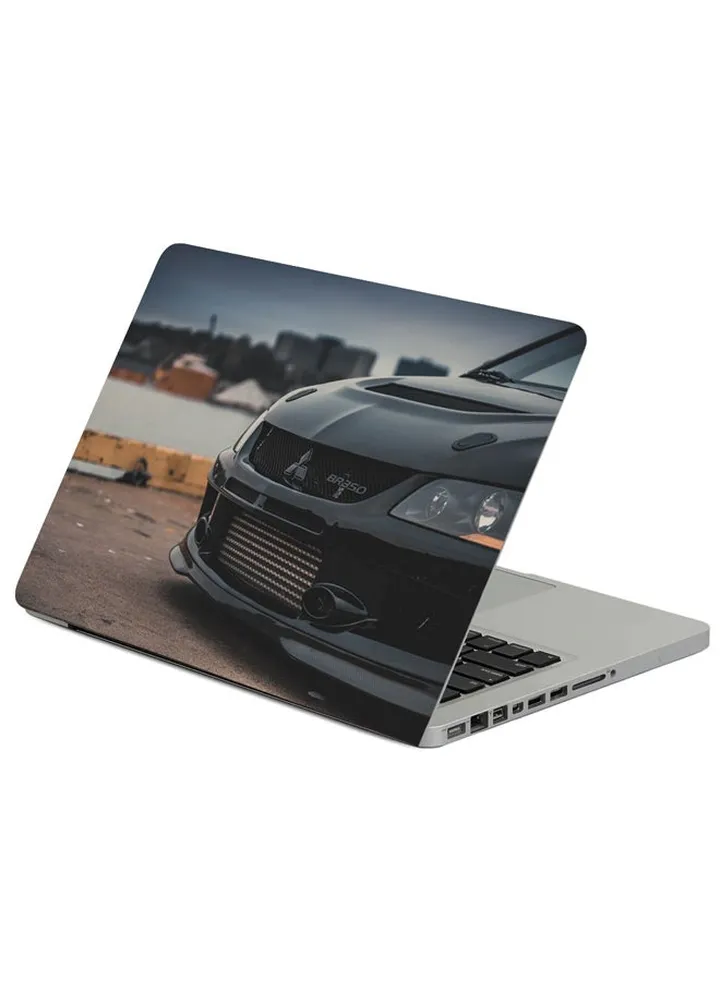 Mitsubishi Headlight Front View Printed Laptop Sleeve Multicolor