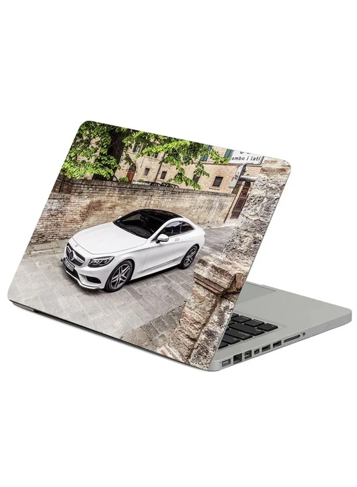 Mercedes-Benz S-Class Coupe Printed Laptop Sleeve Multicolour