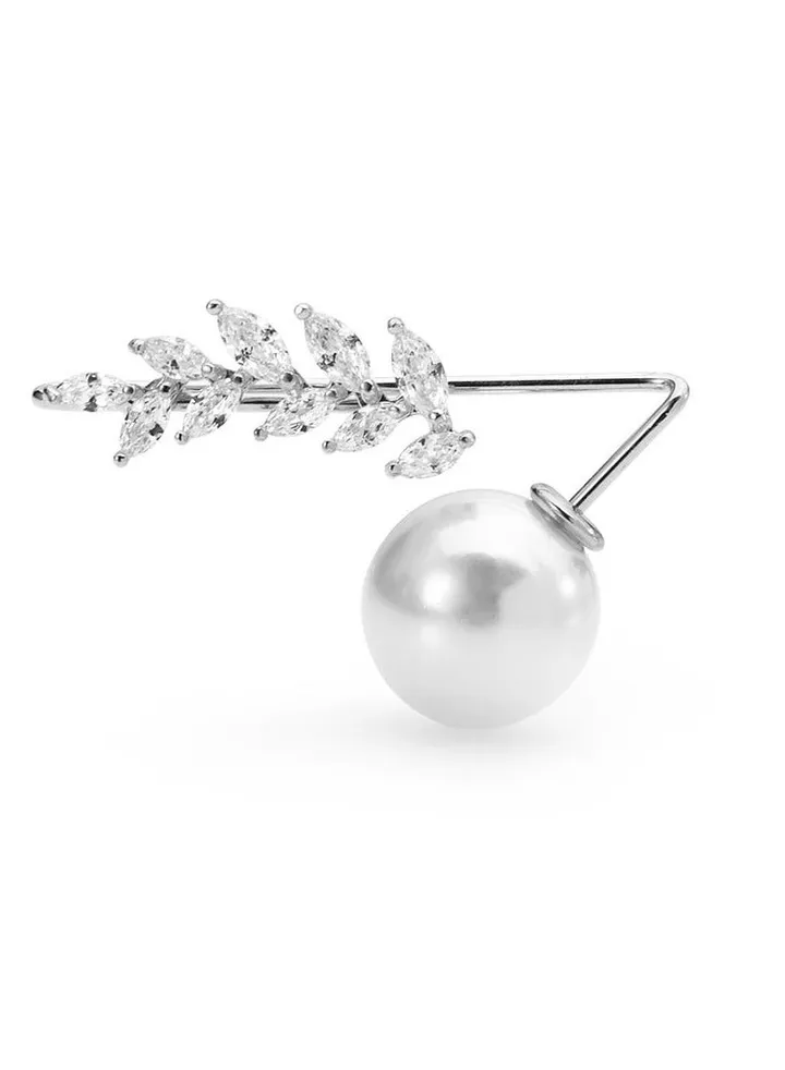 New Anti Light Branch Pearl Minimalist Brooch