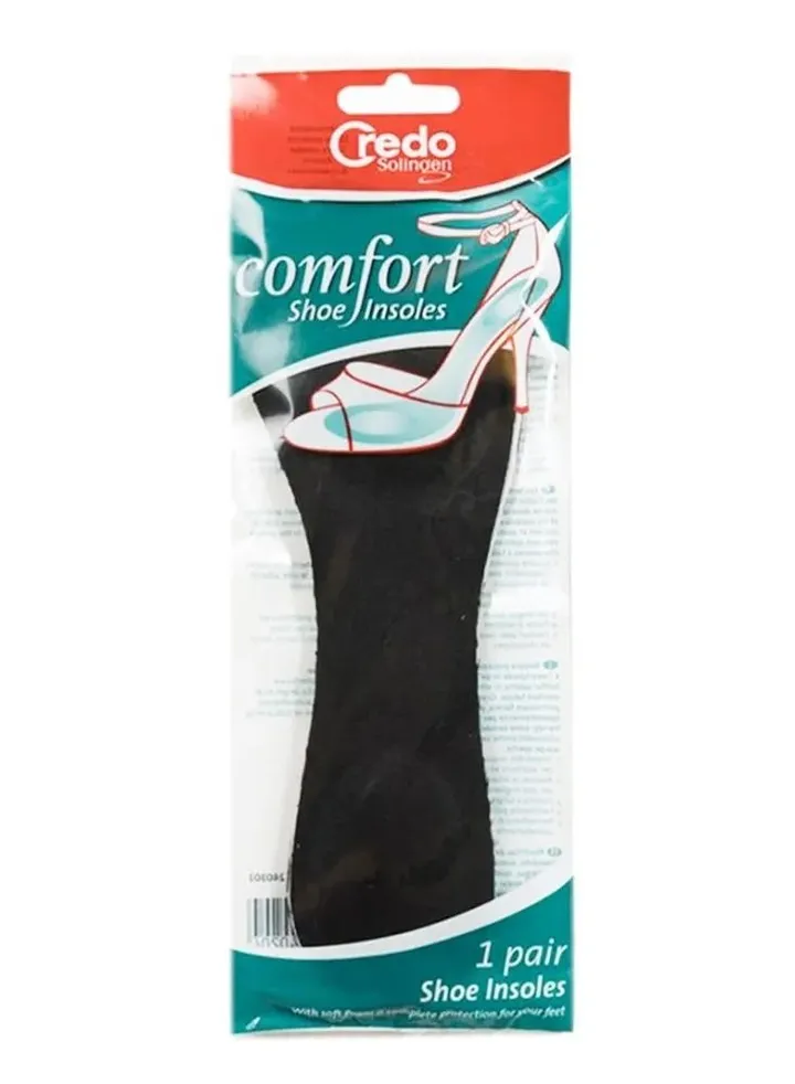 High Heel Insoles Ultra Slim Black 1 Pair