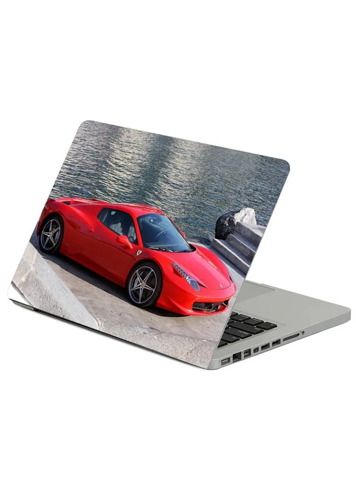 Ferrari 458 Italia Spider Printed Laptop Skin Cover Multicolor