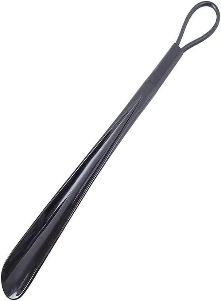 Long Shoe Horn With Handle Hanging Loop Durable Plastic Horn for Both Men and Women Travel Friendly Horn Long Lasting and Comfortable Daily Needs