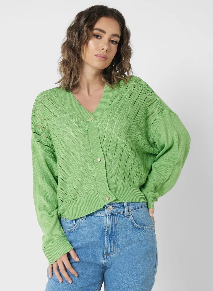 Ribbed Cardigan