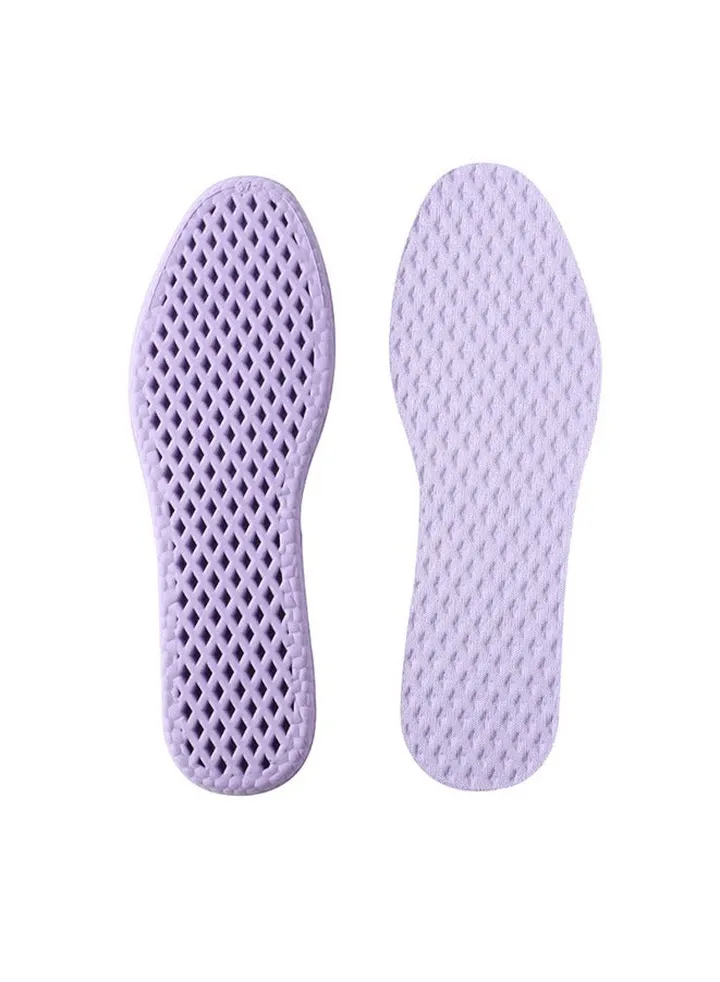 Lavender Deodorant Insoles For Men Women, Anti-Odor Sweat-Absorbing Breathable Comfortable Insoles - Ultra-Soft Cushioning Walking Comfort Replacement Insoles