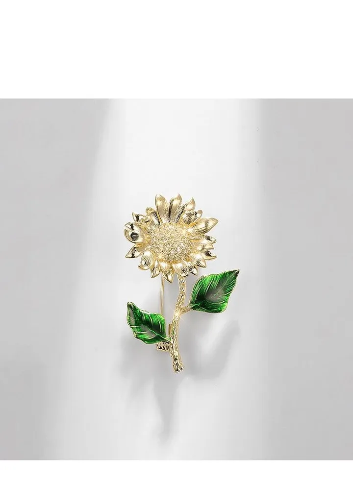 New Vintage Van Gogh Sunflower Brooch