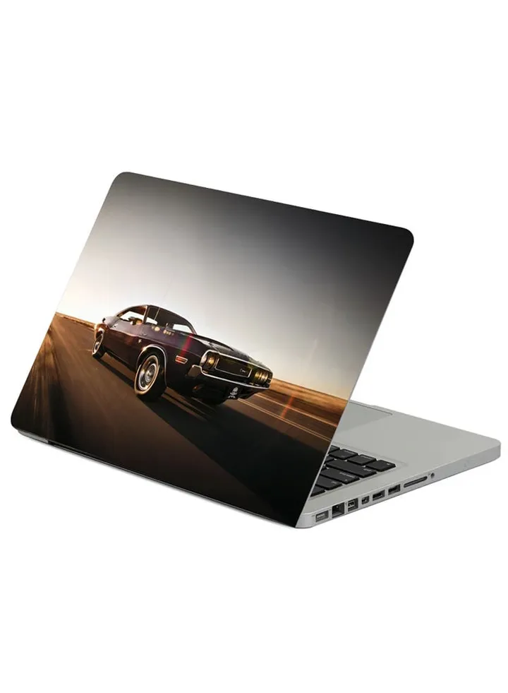 Dodge Challenger Movement Printed Laptop Sleeve Multicolor