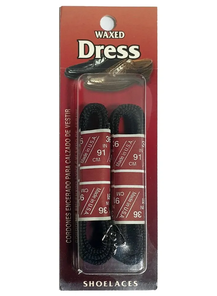 Waxed Dress Shoe Laces 36 Inches