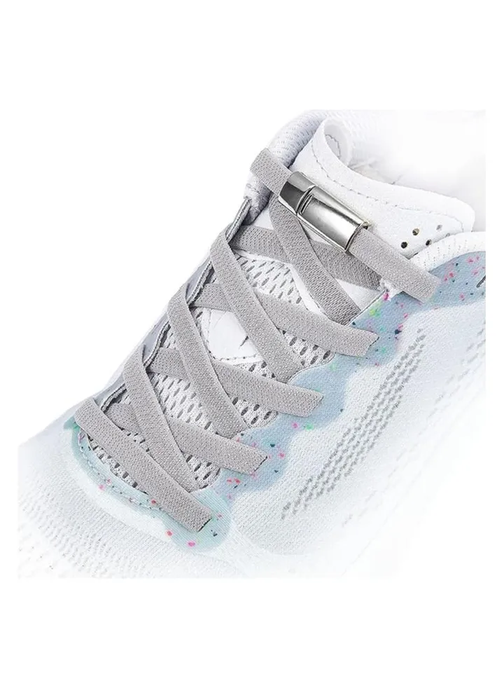 Elastic No Tie Shoe Laces for Kids & Adults, With Magnetic Shoelaces Lock Tieless Shoelaces One Size Fits All
