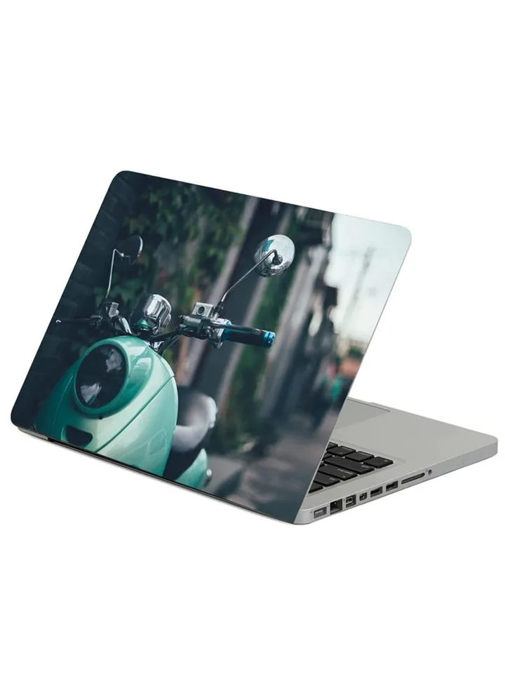 Scooter Moped Vespa Printed Laptop Sleeve Multicolor
