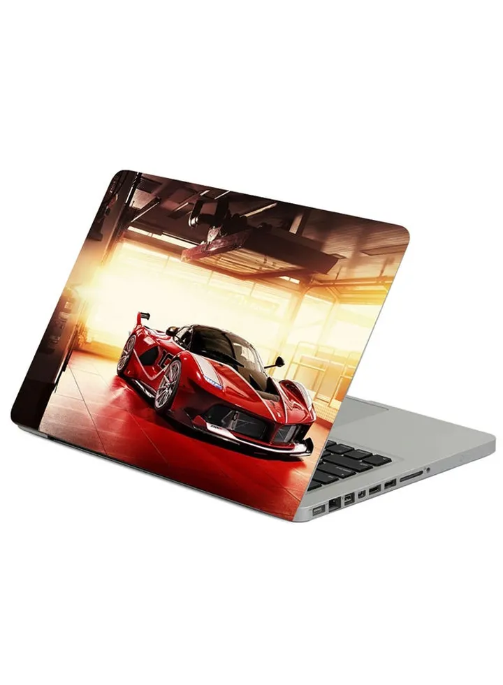 Ferrari Fxx-K Sports Car Red Printed Laptop Sleeve Multicolour