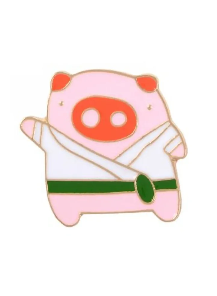 cartoon character design brooch