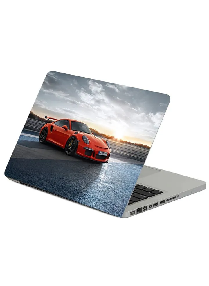 Porsche 911 Gt3Rs Printed Laptop Sleeve Multicolour
