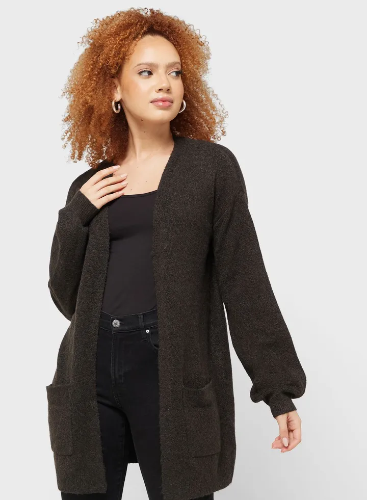 Pocket Detail Knitted Cardigan