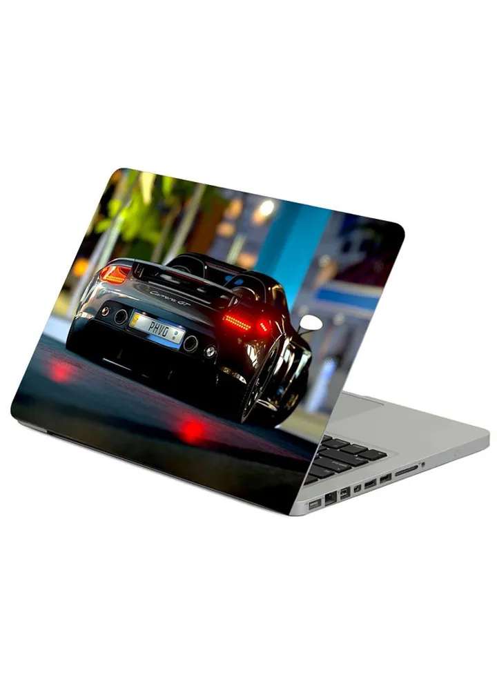 Porsche Carrera Gt Printed Laptop Sleeve Multicolor