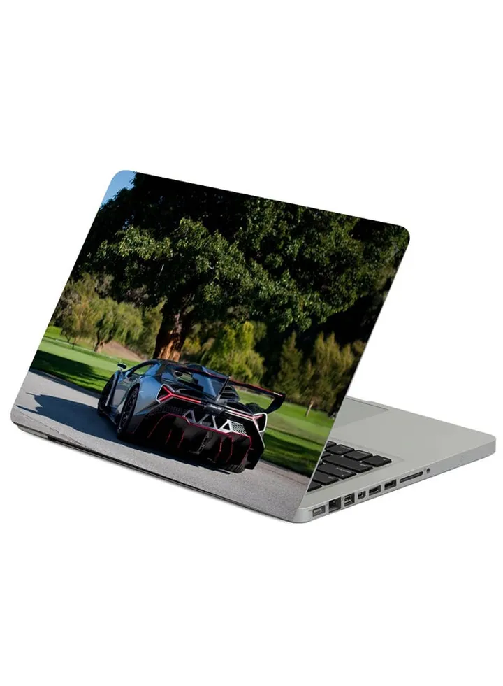 Lamborghini Veneno Supercar Printed Laptop Sleeve Multicolour
