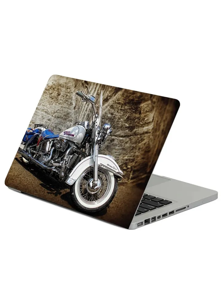 Harley-Davidson Hdr Motorcycle Printed Laptop Sleeve Multicolour