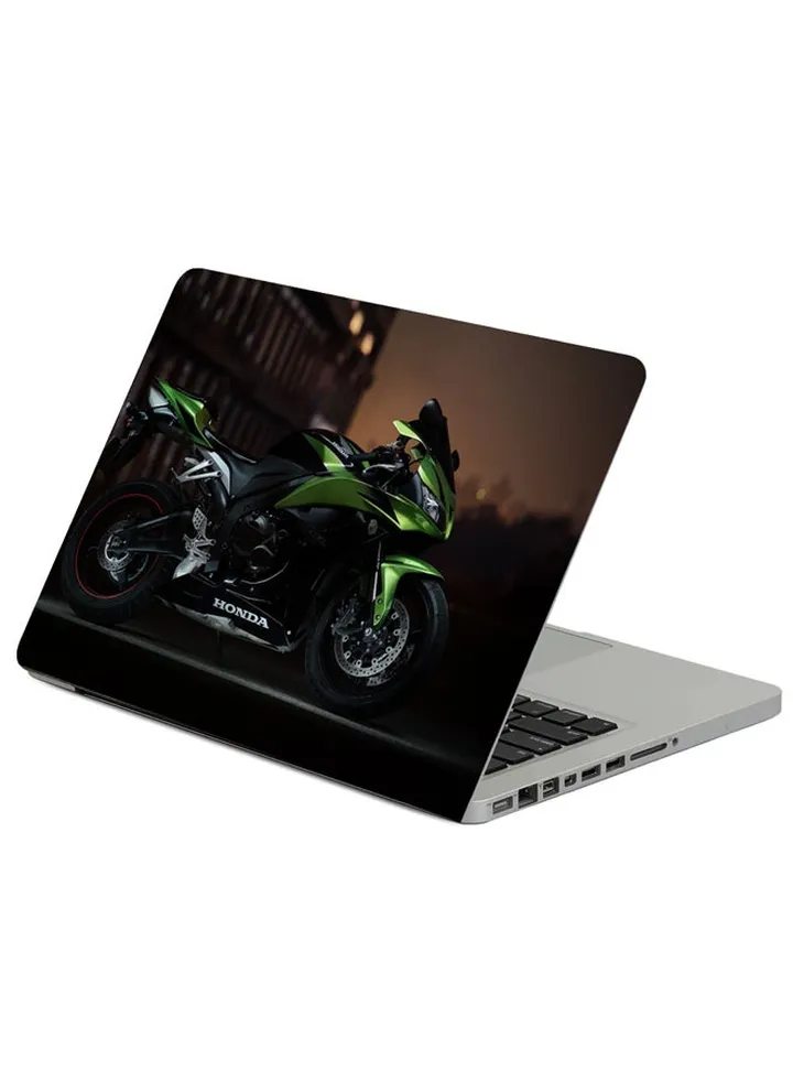 Honda CBR600RR Sport Bike Printed Laptop Sticker Multicolor