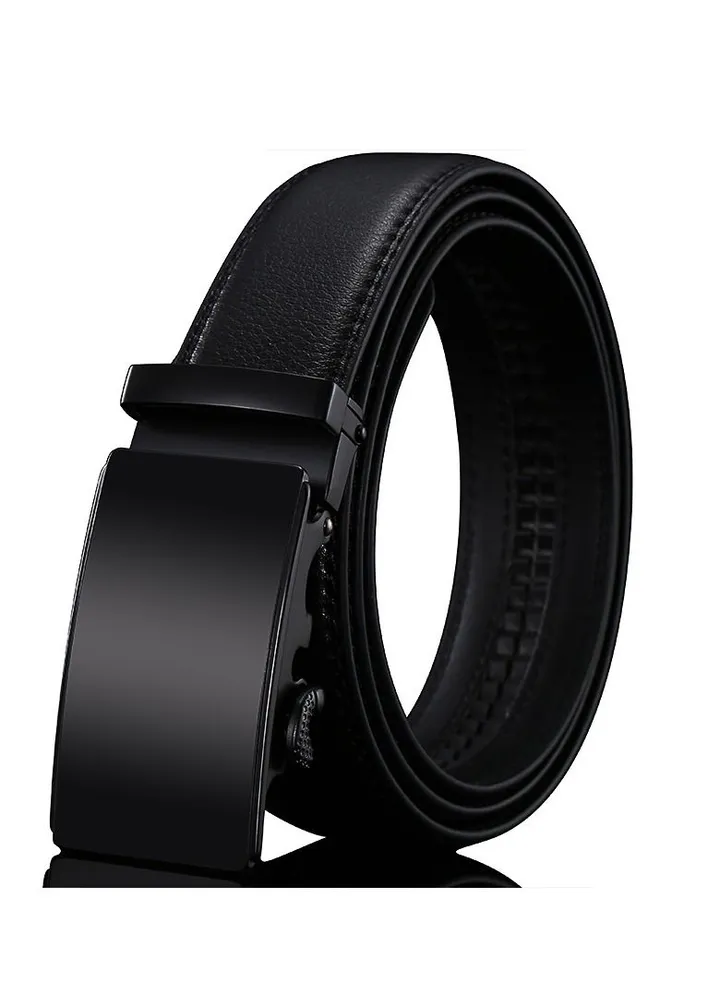 M MIAOYAN High-end genuine leather automatic buckle cowhide business men's belt casual belt
