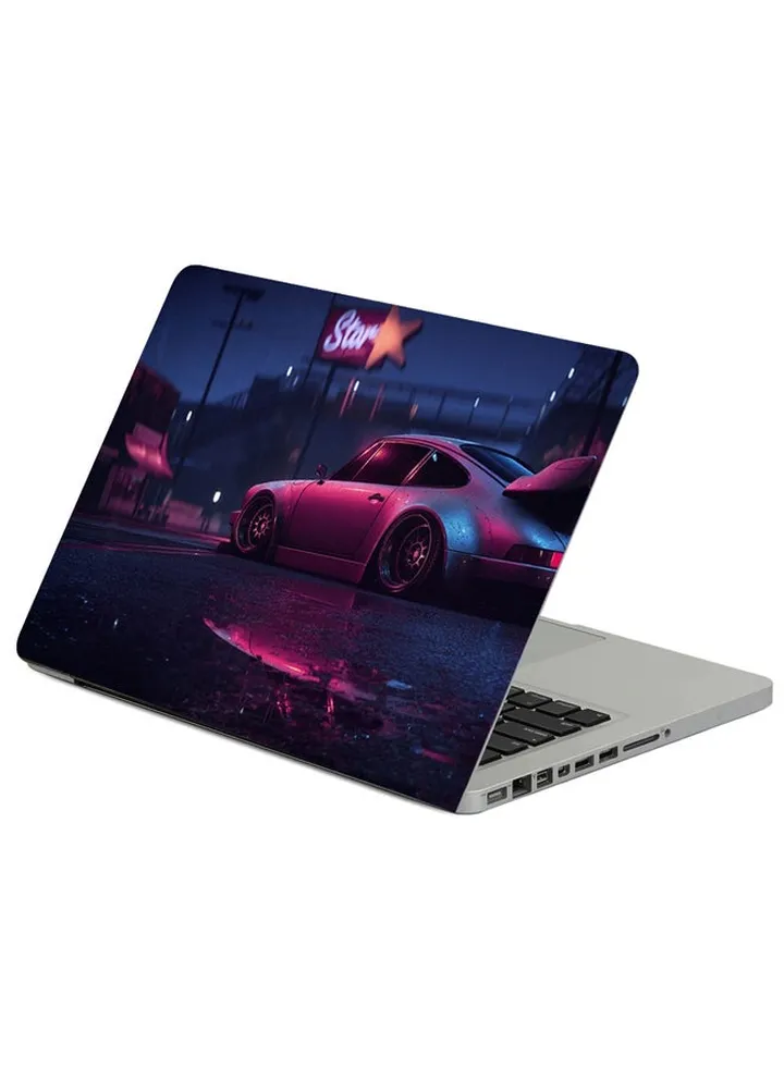 Porsche 911 Carrera Rsr Sport Car Printed Laptop Sleeve Multicolour