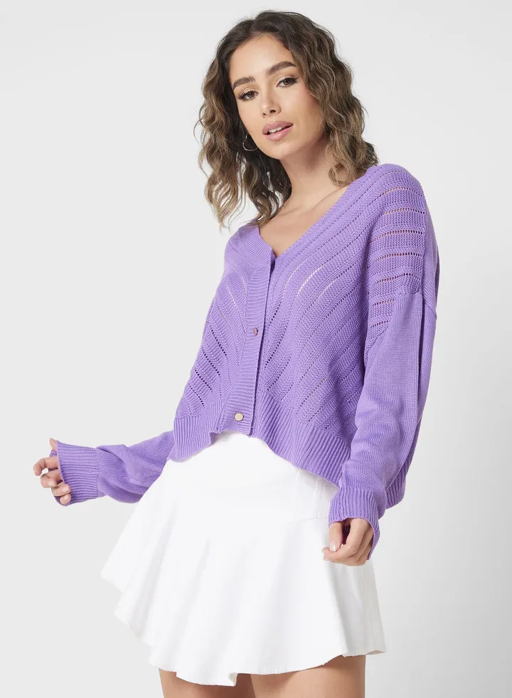 Ribbed Cardigan