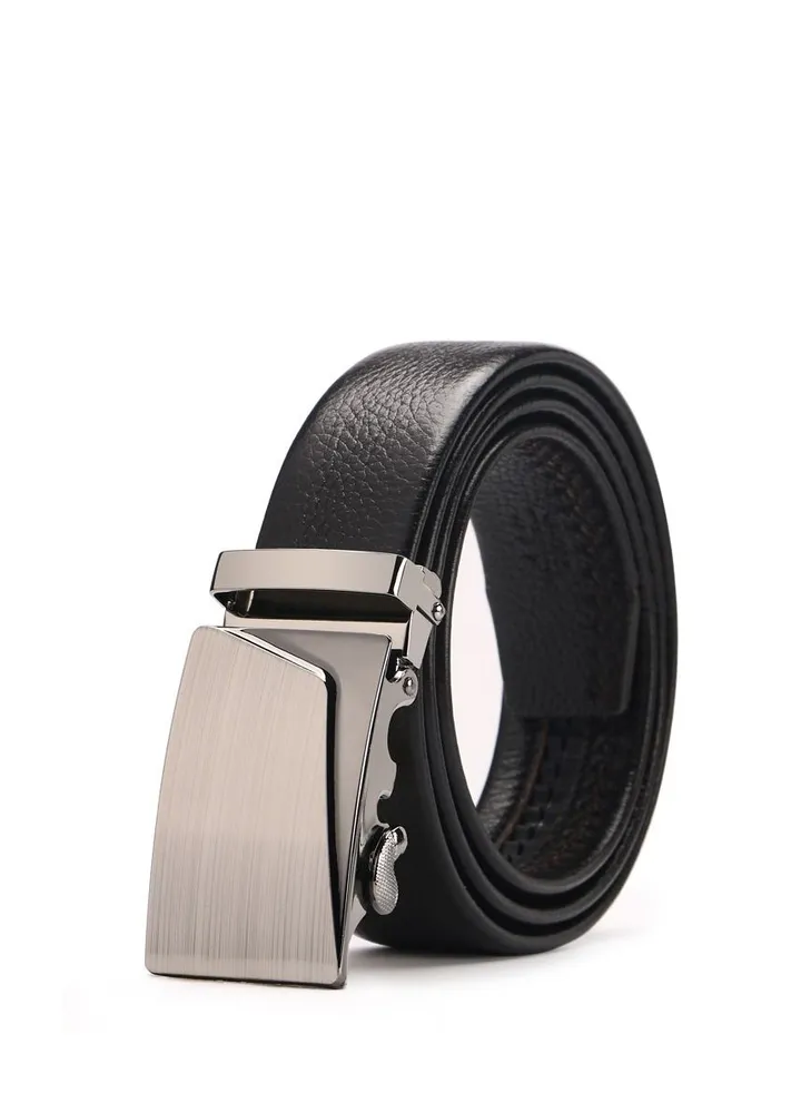 Men's automatic buckle business belt Laser 7