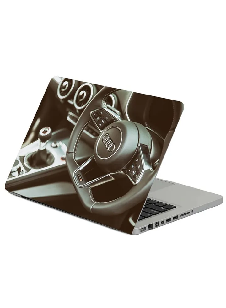 Audi Tts Steering Wheel Printed Laptop Sleeve Multicolour