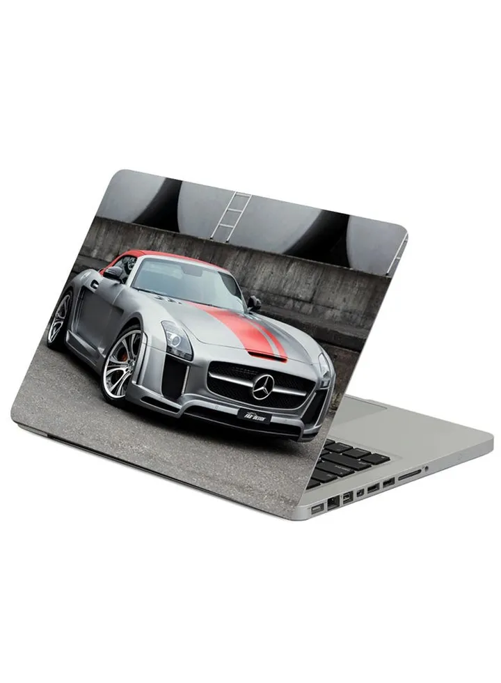 Mercedes-Benz Sls 63 Amg Printed Laptop Sleeve Multicolor