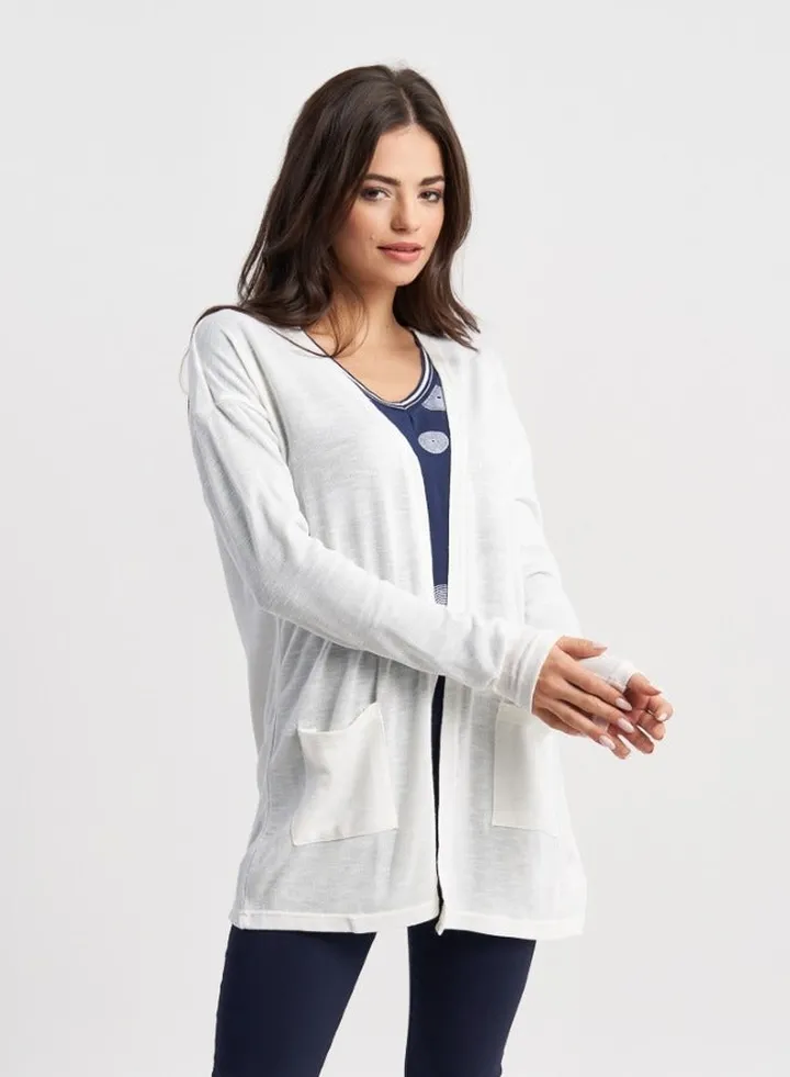 Hailys Women's Cardigan , White