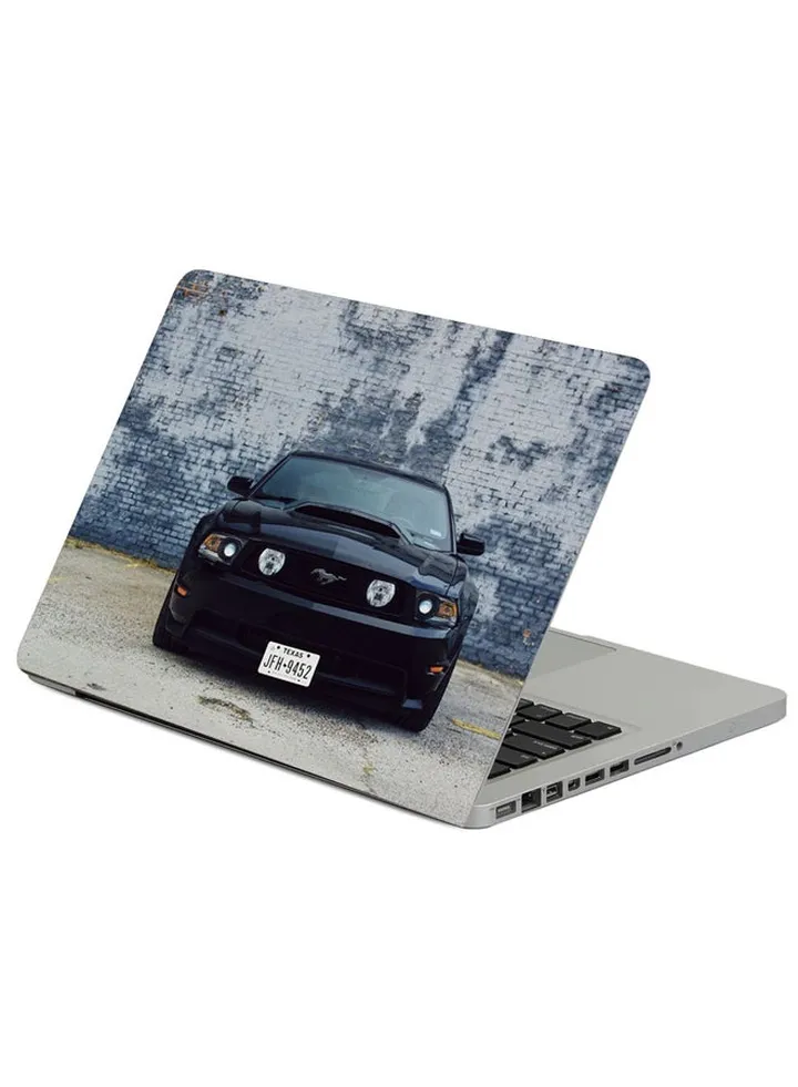 Ford Mustang Car Black Printed Laptop Sleeve Multicolor