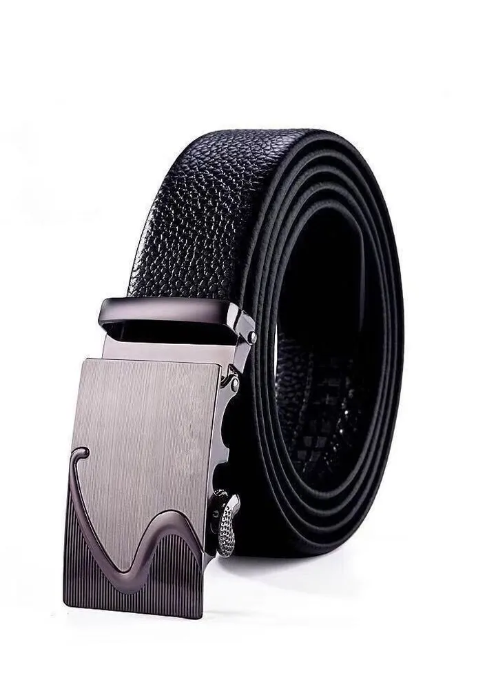 Men's automatic buckle business belt Laser S