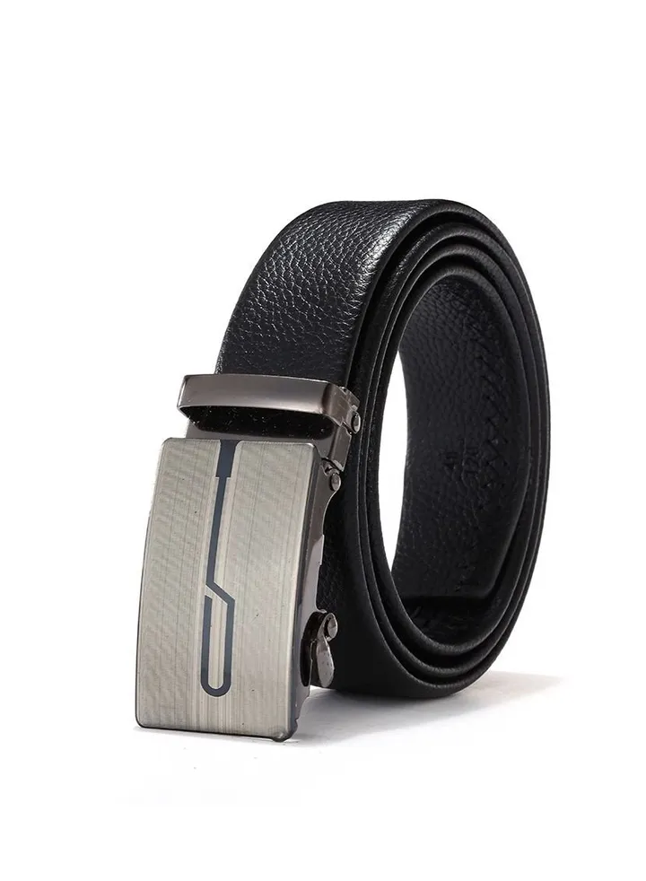 Men's automatic buckle business belt Laser U