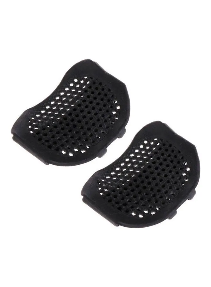 1 Pair Silicone Forefoot Pads Soft Breathable Foot Protector Pain Relief Insole Black