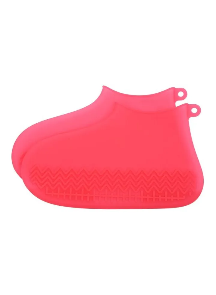 Waterproof Rain Shoes Covers Red