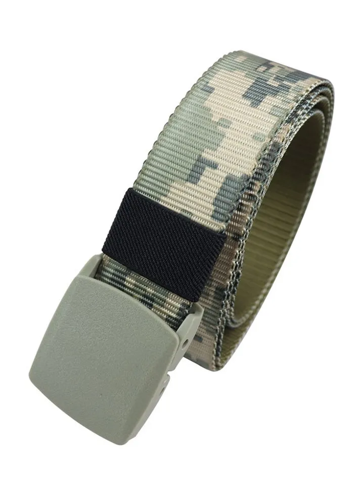 Camouflage Military Tactical Belt Green