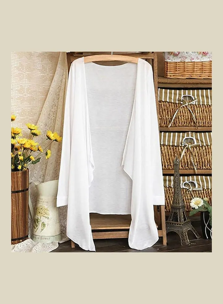 Casual Long Sleeve Shirt White
