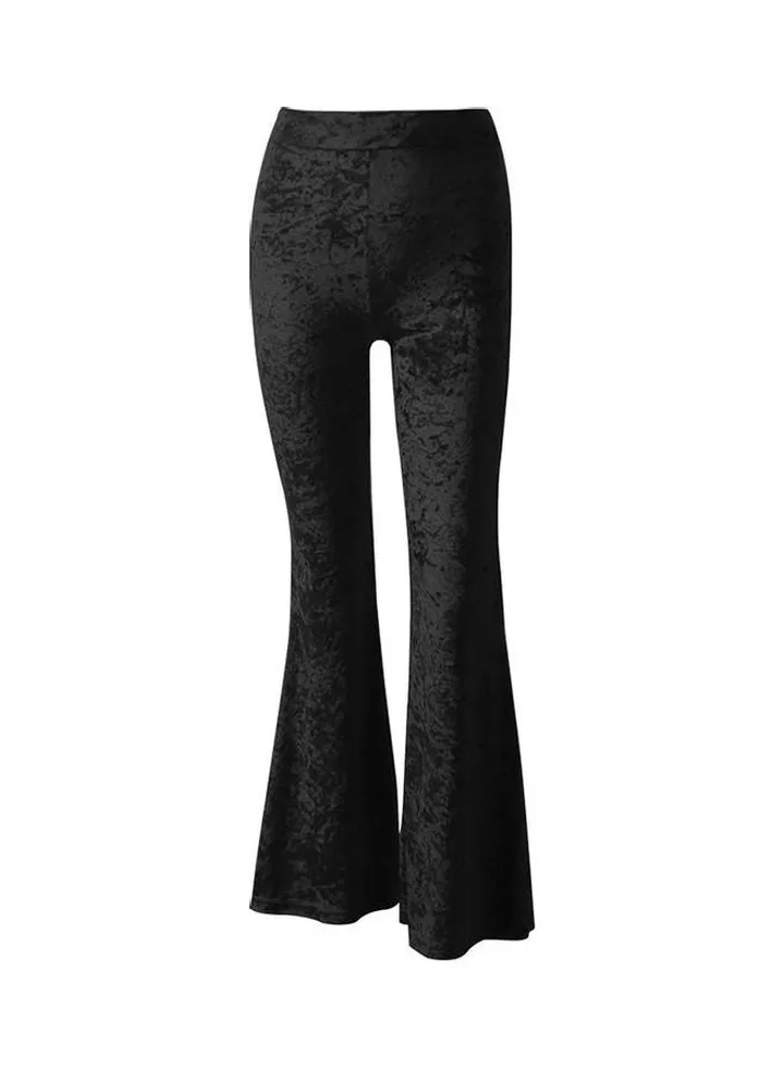 High Waist Loose Pant Black