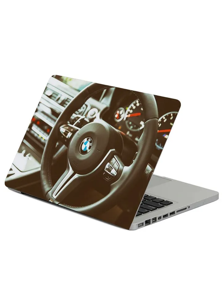 Bmw M6 Steering Wheel Printed Laptop Sleeve Multicolour