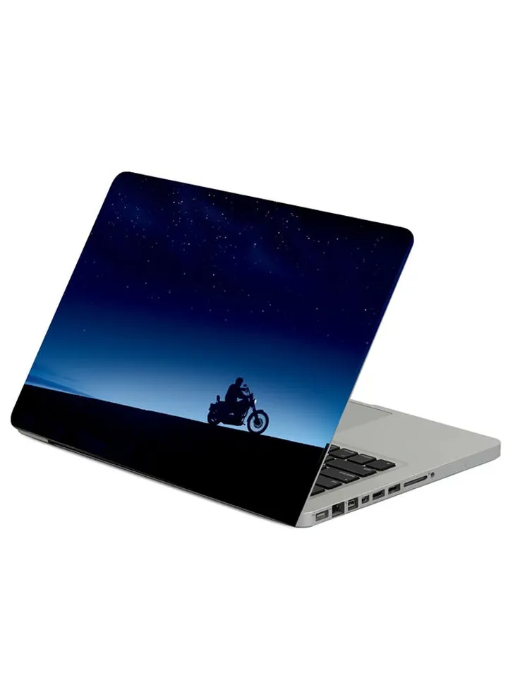 Motorcycle Bike Biker Printed Laptop Sleeve Multicolour